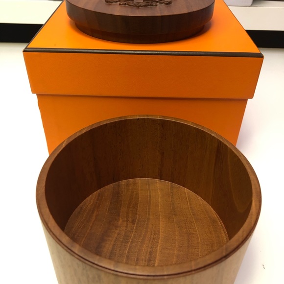 Hermes Ex-Libris Twilly Box, Mahogany Wood - Picture 3 of 5